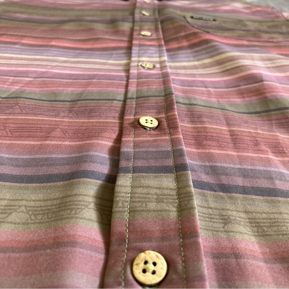 Belong Designs Short Sleeve Button Up Shirt Men’s XL Vista Stretch Outdoors - Picture 3 of 12